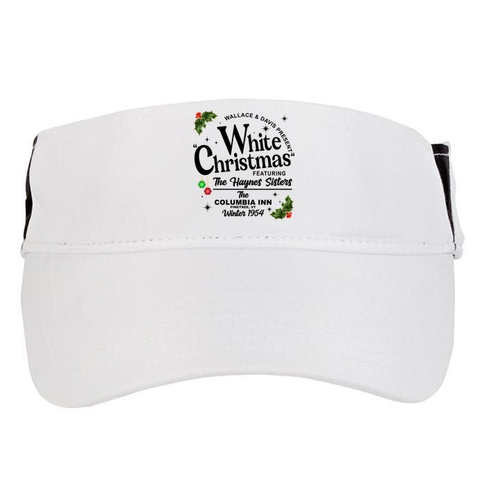 White Christmas Wallace And Davis Haynes Sister Adult Drive Performance Visor