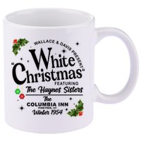 White Christmas Wallace And Davis Haynes Sister 11oz C Handle Ceramic Mug