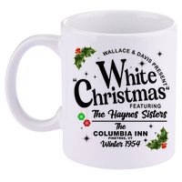 White Christmas Wallace And Davis Haynes Sister 11oz C Handle Ceramic Mug