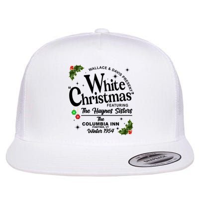 White Christmas Wallace And Davis Haynes Sister Flatbill Hat