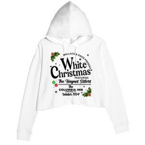 White Christmas Wallace And Davis Haynes Sister Crop Fleece Hoodie