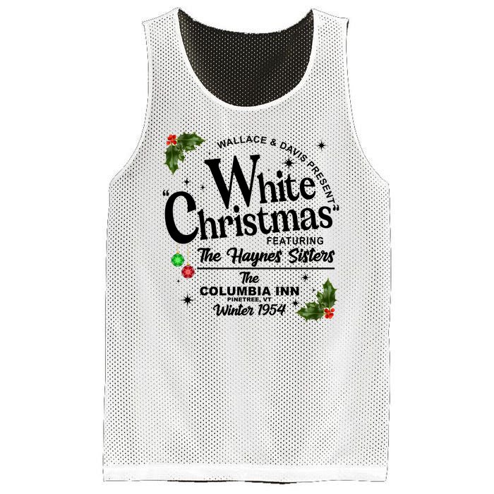 White Christmas Wallace And Davis Haynes Sister Mesh Reversible Basketball Jersey Tank