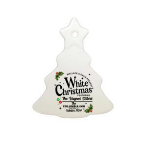 White Christmas Wallace And Davis Haynes Sister Ceramic Tree Ornament