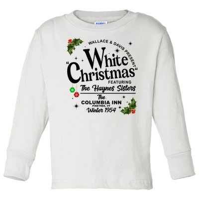 White Christmas Wallace And Davis Haynes Sister Toddler Long Sleeve Shirt