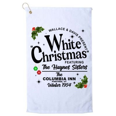 White Christmas Wallace And Davis Haynes Sister Golf Towel