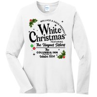 White Christmas Wallace And Davis Haynes Sister Ladies Long Sleeve Shirt