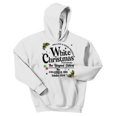 White Christmas Wallace And Davis Haynes Sister Kids Hoodie