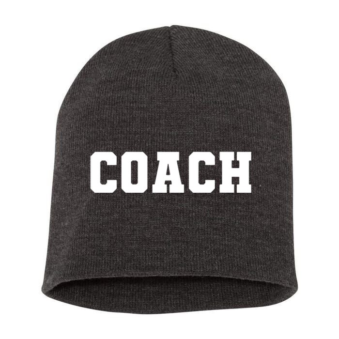 Womens Coach Short Acrylic Beanie