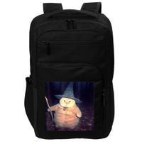 Wizard Cat Weird Funny Halloween Cat Meme Impact Tech Backpack