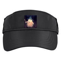 Wizard Cat Weird Funny Halloween Cat Meme Adult Drive Performance Visor