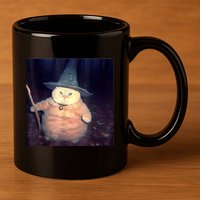 Wizard Cat Weird Funny Halloween Cat Meme 11oz C Handle Ceramic Mug