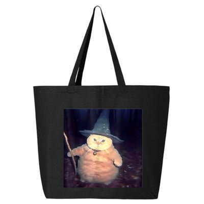 Wizard Cat Weird Funny Halloween Cat Meme 25L Jumbo Tote