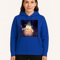 Wizard Cat Weird Funny Halloween Cat Meme Hoodie