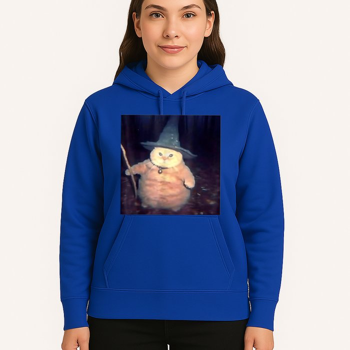 Wizard Cat Weird Funny Halloween Cat Meme Hoodie