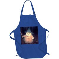 Wizard Cat Weird Funny Halloween Cat Meme Apron