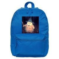 Wizard Cat Weird Funny Halloween Cat Meme 16 in Basic Backpack
