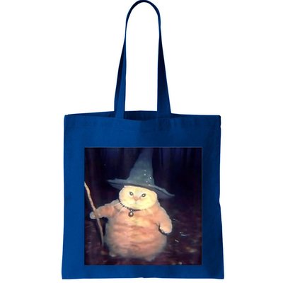 Wizard Cat Weird Funny Halloween Cat Meme Bag