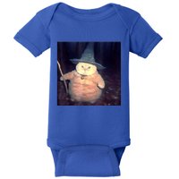 Wizard Cat Weird Funny Halloween Cat Meme Baby Bodysuit