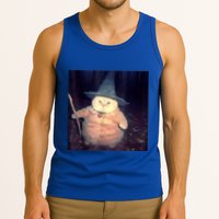 Wizard Cat Weird Funny Halloween Cat Meme Tank Top