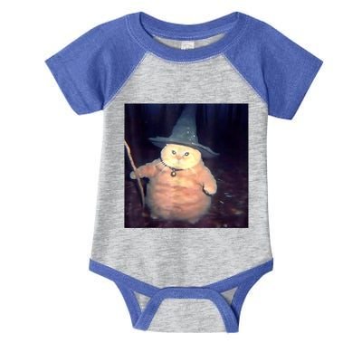 Wizard Cat Weird Funny Halloween Cat Meme Infant Baby Jersey Bodysuit