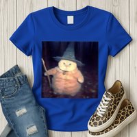 Wizard Cat Weird Funny Halloween Cat Meme Womens T-Shirt