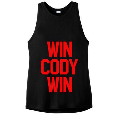 Win Cody Win Ladies PosiCharge Tri-Blend Wicking Tank