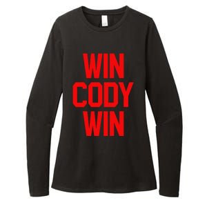 Win Cody Win Womens CVC Long Sleeve Shirt