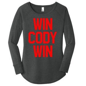 Win Cody Win Women's Perfect Tri Tunic Long Sleeve Shirt