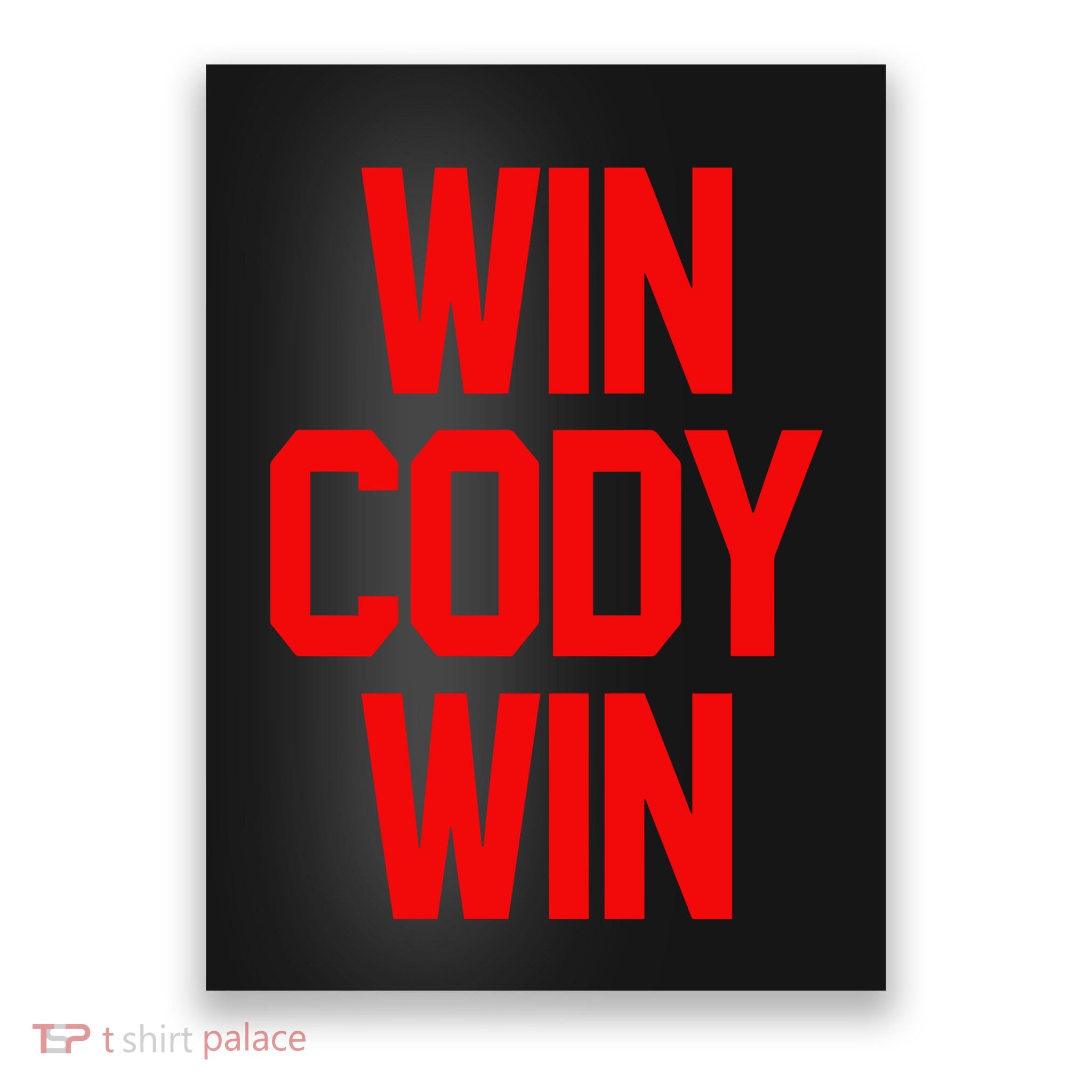 Win Cody Win Poster