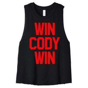 Win Cody Win Women's Racerback Cropped Tank