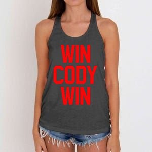 Win Cody Win Women's Knotted Racerback Tank