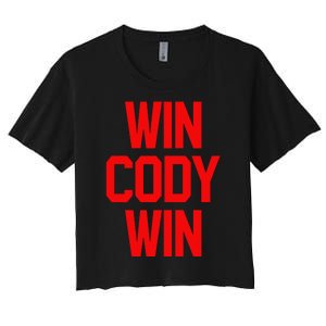 Win Cody Win Women's Crop Top Tee