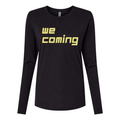 We Coming Womens Cotton Relaxed Long Sleeve T-Shirt