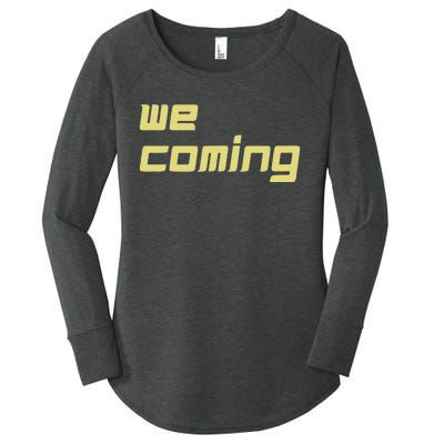 We Coming Women's Perfect Tri Tunic Long Sleeve Shirt