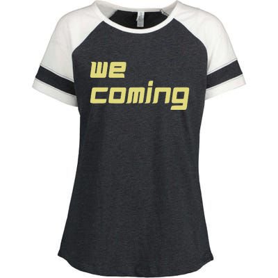 We Coming Enza Ladies Jersey Colorblock Tee