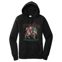 Western Christmas Wrangling Christmas Cheer Cowboy Santa Women's Pullover Hoodie