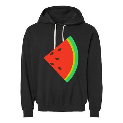 Watermelon Costume Watermelon Slice Couple Matching Garment-Dyed Fleece Hoodie