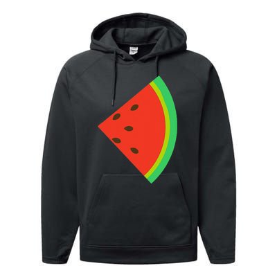 Watermelon Costume Watermelon Slice Couple Matching Performance Fleece Hoodie