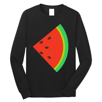 Watermelon Costume Watermelon Slice Couple Matching Long Sleeve Shirt