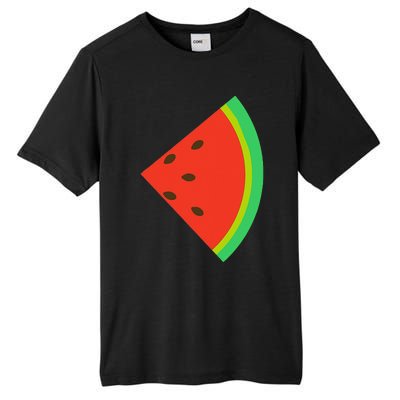 Watermelon Costume Watermelon Slice Couple Matching Tall Fusion ChromaSoft Performance T-Shirt