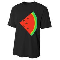 Watermelon Costume Watermelon Slice Couple Matching Performance Sprint T-Shirt