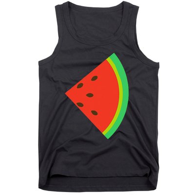 Watermelon Costume Watermelon Slice Couple Matching Tank Top