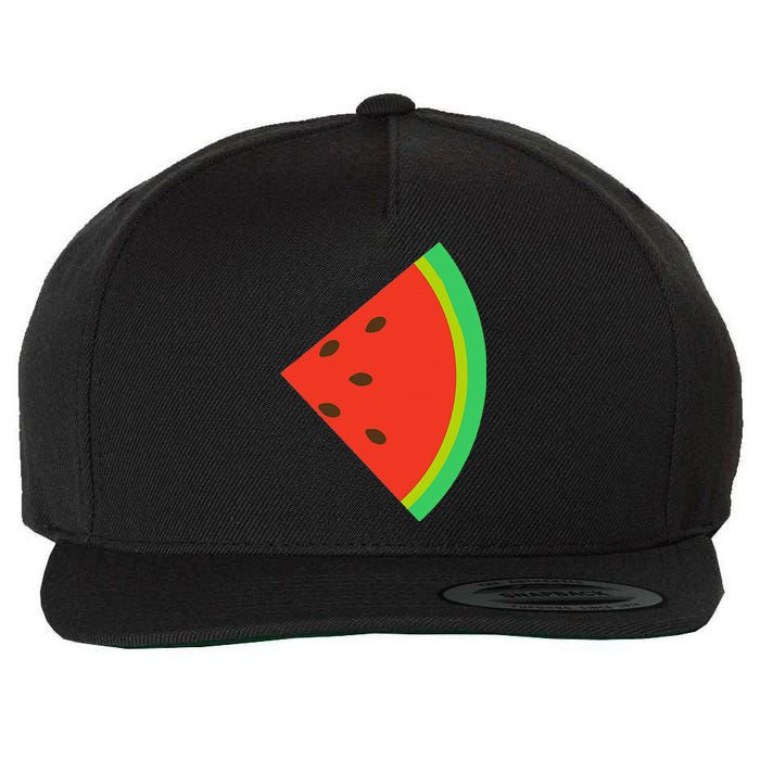 Watermelon Costume Watermelon Slice Couple Matching Wool Snapback Cap