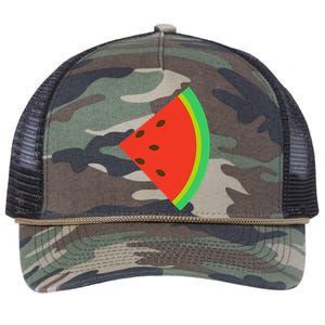 Watermelon Costume Watermelon Slice Couple Matching Retro Rope Trucker Hat Cap