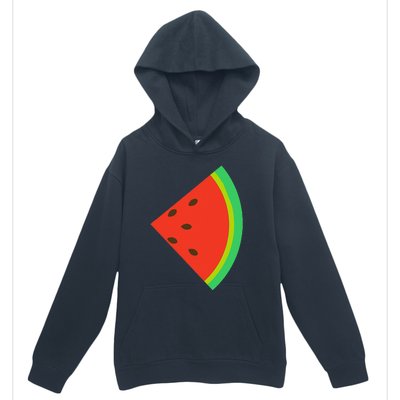 Watermelon Costume Watermelon Slice Couple Matching Urban Pullover Hoodie