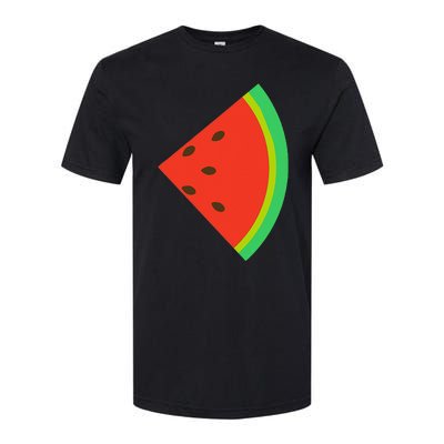 Watermelon Costume Watermelon Slice Couple Matching Softstyle® CVC T-Shirt