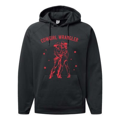 Western Cowgirl Wrangler Lesbian Queer Performance Fleece Hoodie