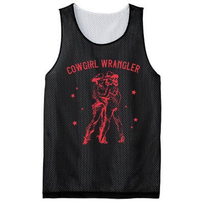 Western Cowgirl Wrangler Lesbian Queer Mesh Reversible Basketball Jersey Tank