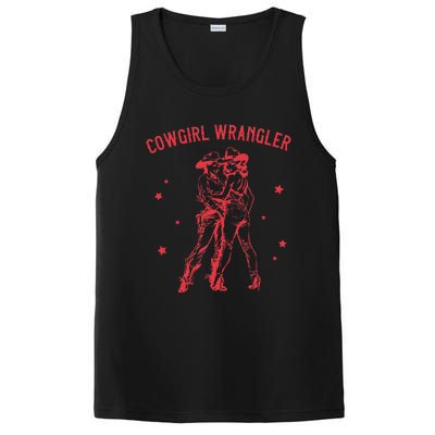 Western Cowgirl Wrangler Lesbian Queer PosiCharge Competitor Tank