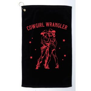 Western Cowgirl Wrangler Lesbian Queer Platinum Collection Golf Towel